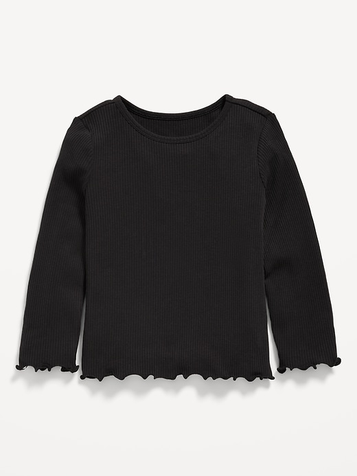 Old Navy Fitted ribbed long sleeve tee